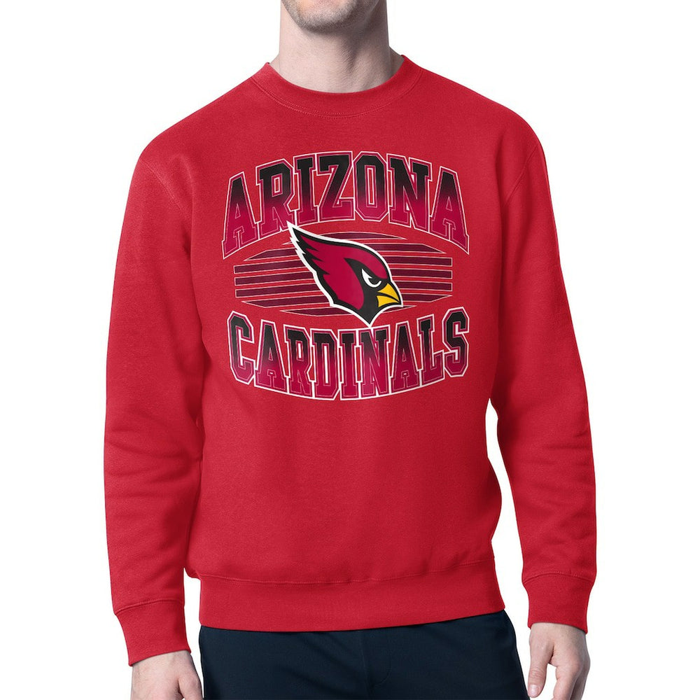 Arizona Cardinals Starter Team Grit Graphic Fleece Pullover Sweatshirt - Cardinal cheap
