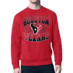 Houston Texans Starter Team Grit Graphic Fleece Pullover Sweatshirt - Red discount