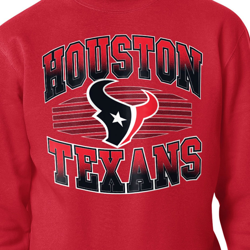 Houston Texans Starter Team Grit Graphic Fleece Pullover Sweatshirt - Red discount