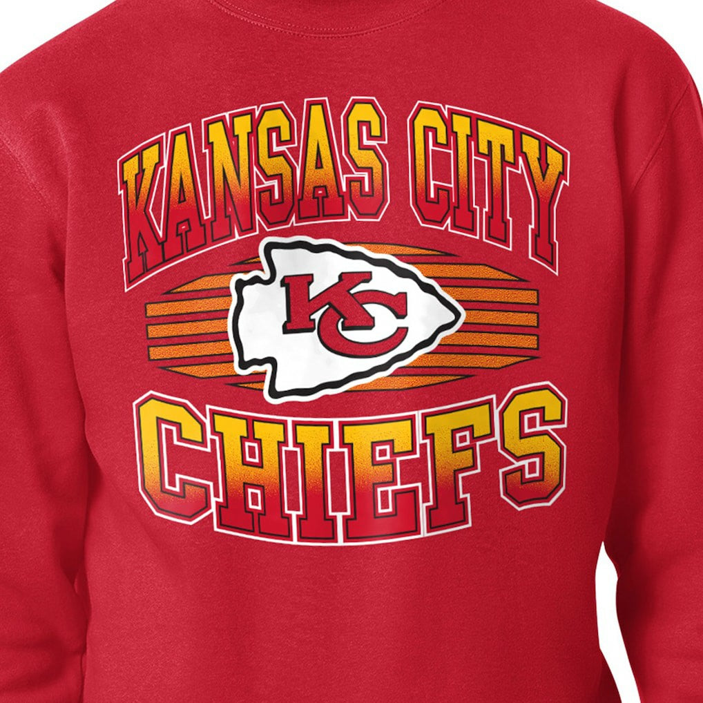 Kansas City Chiefs Starter Team Grit Graphic Fleece Pullover Sweatshirt - Red online