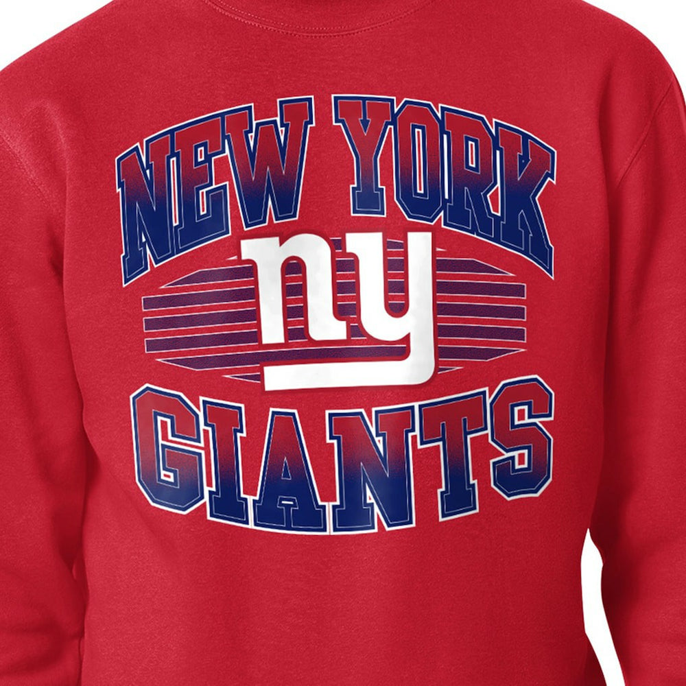 New York Giants Starter Team Grit Graphic Fleece Pullover Sweatshirt - Red discount