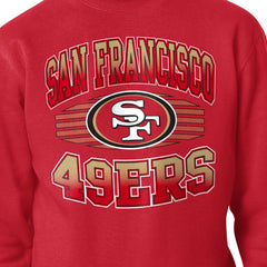 San Francisco 49ers Starter Team Grit Graphic Fleece Pullover Sweatshirt - Scarlet outlet