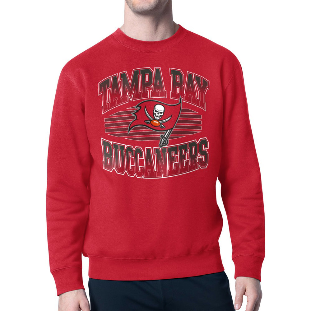Tampa Bay Buccaneers Starter Team Grit Graphic Fleece Pullover Sweatshirt - Red online