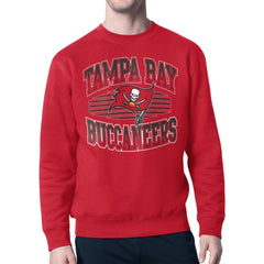 Tampa Bay Buccaneers Starter Team Grit Graphic Fleece Pullover Sweatshirt - Red online