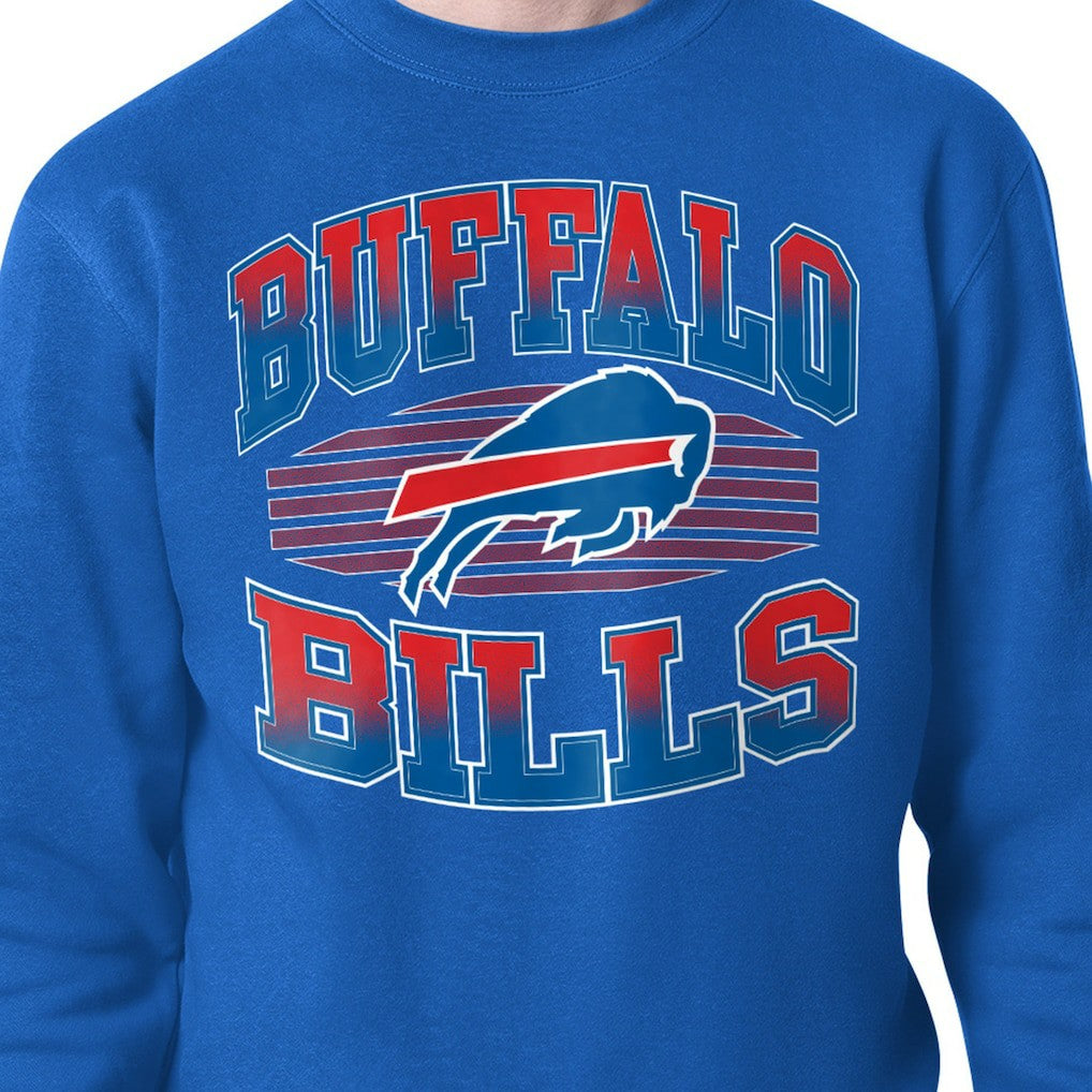 Buffalo Bills Starter Team Grit Graphic Fleece Pullover Sweatshirt - Royal on sale