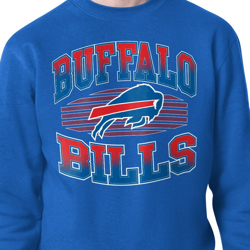 Buffalo Bills Starter Team Grit Graphic Fleece Pullover Sweatshirt - Royal on sale