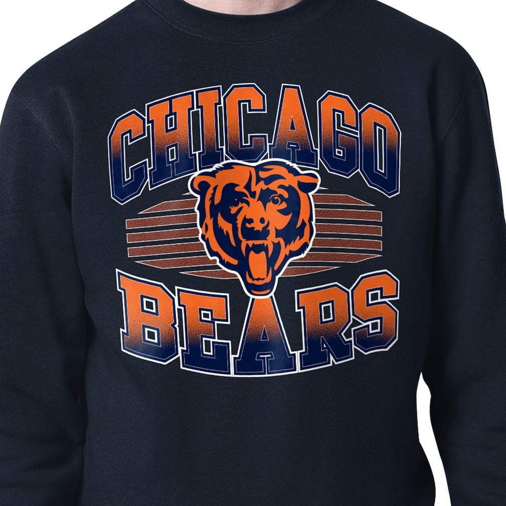 Chicago Bears Starter Team Grit Graphic Fleece Pullover Sweatshirt - Navy discount