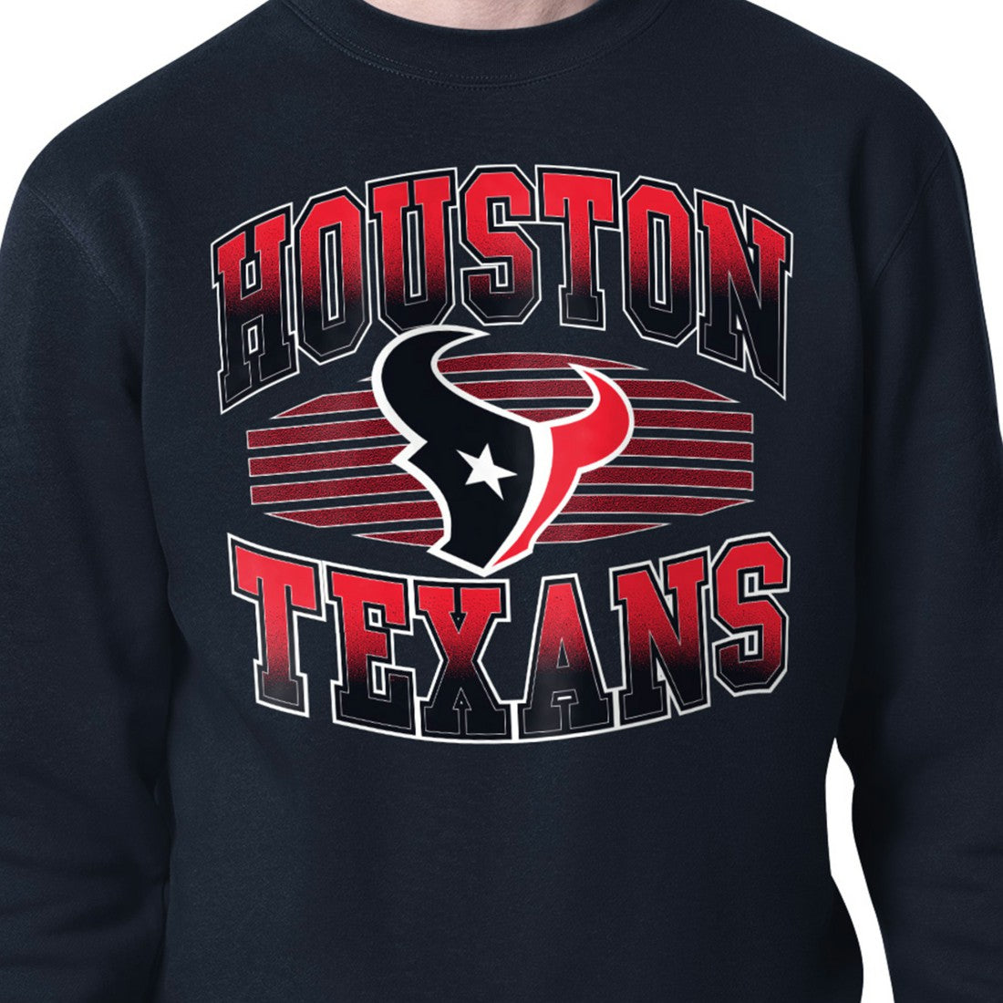 Houston Texans Starter Team Grit Graphic Fleece Pullover Sweatshirt - Navy outlet