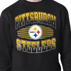 Pittsburgh Steelers Starter Team Grit Graphic Fleece Pullover Sweatshirt - Black on sale