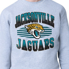 Jacksonville Jaguars Starter Team Grit Graphic Fleece Pullover Sweatshirt - Heather Gray outlet