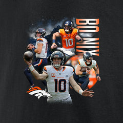 Bo Nix Denver Broncos Notorious Graphic T-Shirt - Black cheap