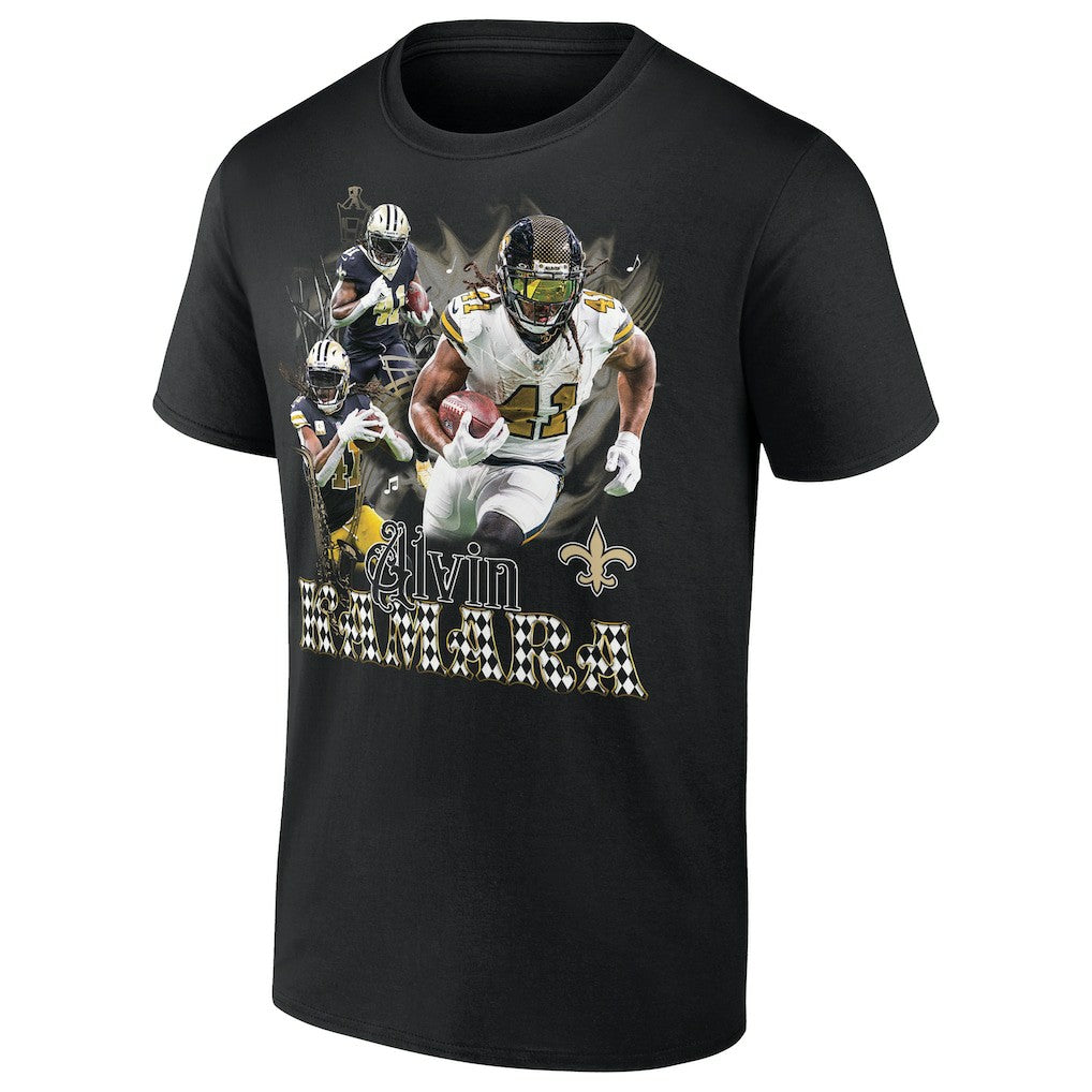 Alvin Kamara New Orleans Saints Notorious Graphic T-Shirt - Black for sale