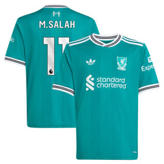 Mohamed Salah Liverpool Youth 2025/26 Third Replica Player Jersey - Green | Adidas on sale
