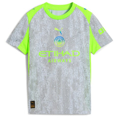 Manchester City Youth 2025/26 Third Replica Jersey - Green/Neon Green | Puma outlet