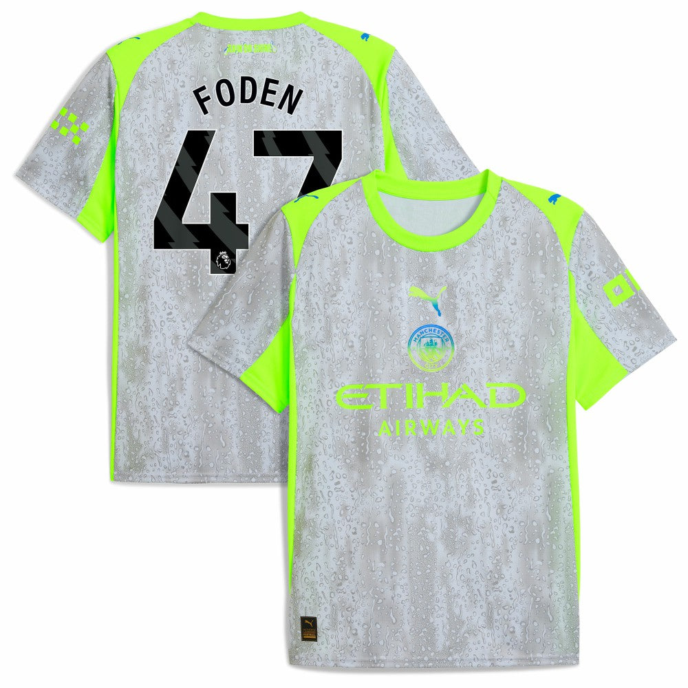 Manchester City 2025/26 Third Replica Jersey - Green/Neon Green | Puma for sale