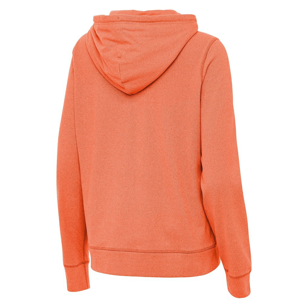 Cincinnati Bengals Antigua Women's Streak Justice Pullover Hoodie - Heather Orange on sale