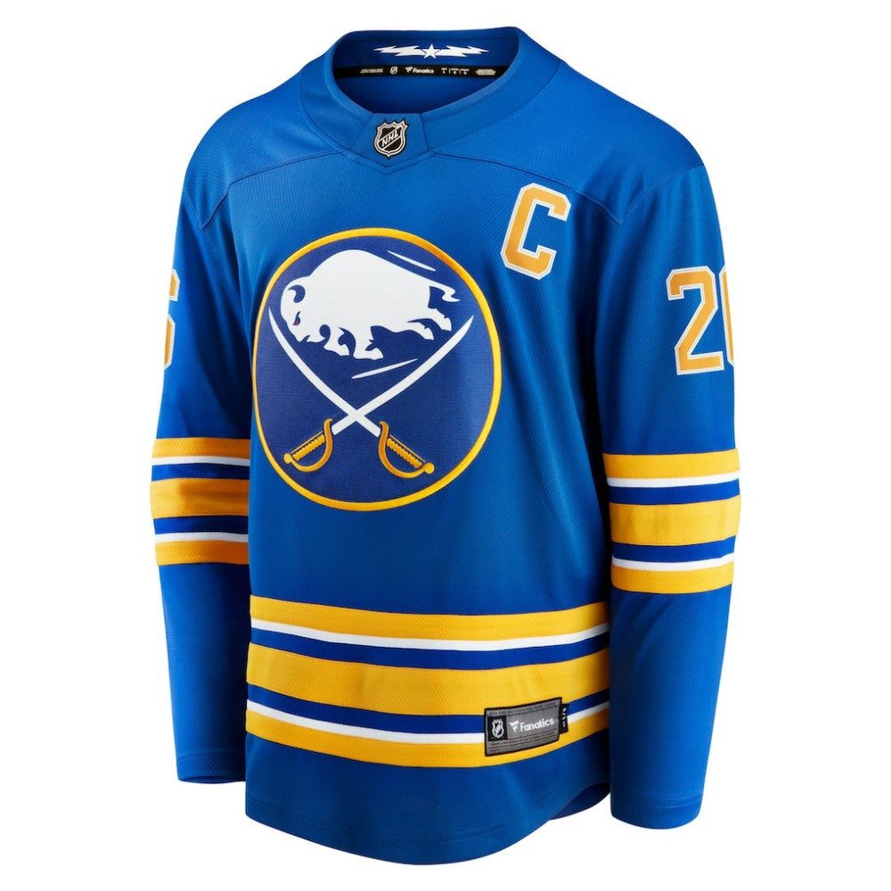 Rasmus Dahlin Buffalo Sabres Fanatics Home Captain Patch Breakaway Jersey Royal