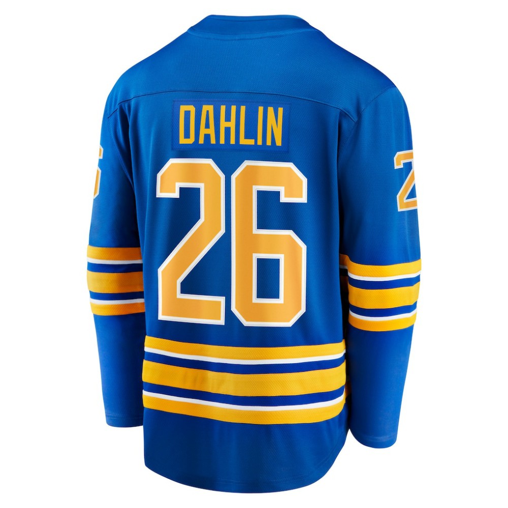Rasmus Dahlin Buffalo Sabres Fanatics Home Captain Patch Breakaway Jersey Royal
