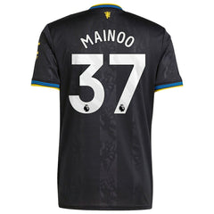 Kobbie Mainoo Manchester United 2025/26 Third Replica Player Jersey - Black | Adidas shop
