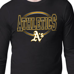 Athletics Starter Team Track Graphic Long Sleeve T-Shirt - Black