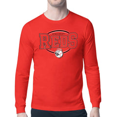 Cincinnati Reds Starter Team Track Graphic Long Sleeve T-Shirt - Red