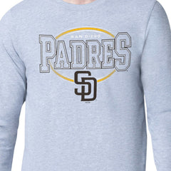San Diego Padres Starter Team Track Graphic Long Sleeve T-Shirt - Gray
