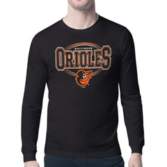 Baltimore Orioles Starter Team Track Graphic Long Sleeve T-Shirt - Black