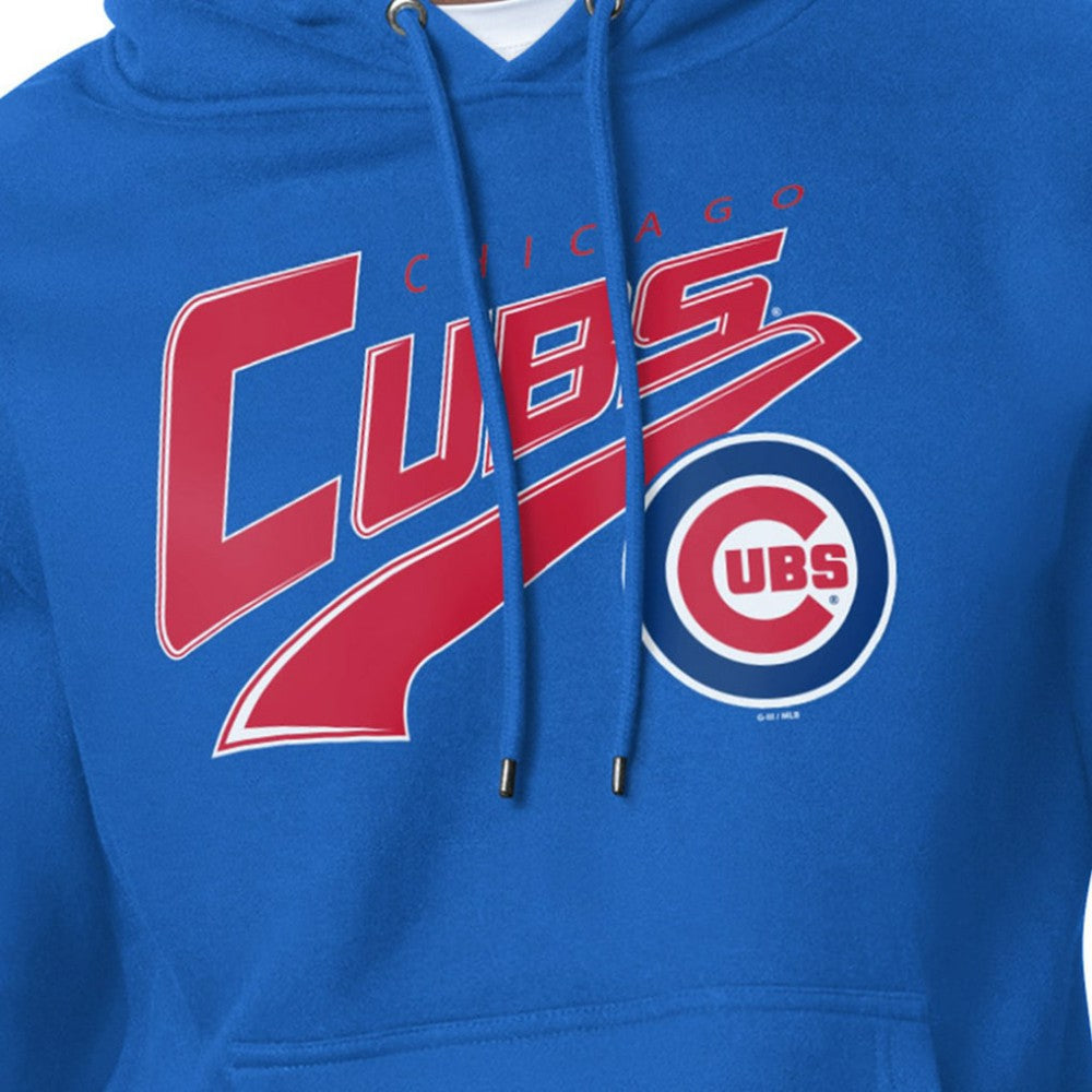 Chicago Cubs Starter Modern Tailsweep Fleece Tri-Blend Pullover Hoodie - Royal