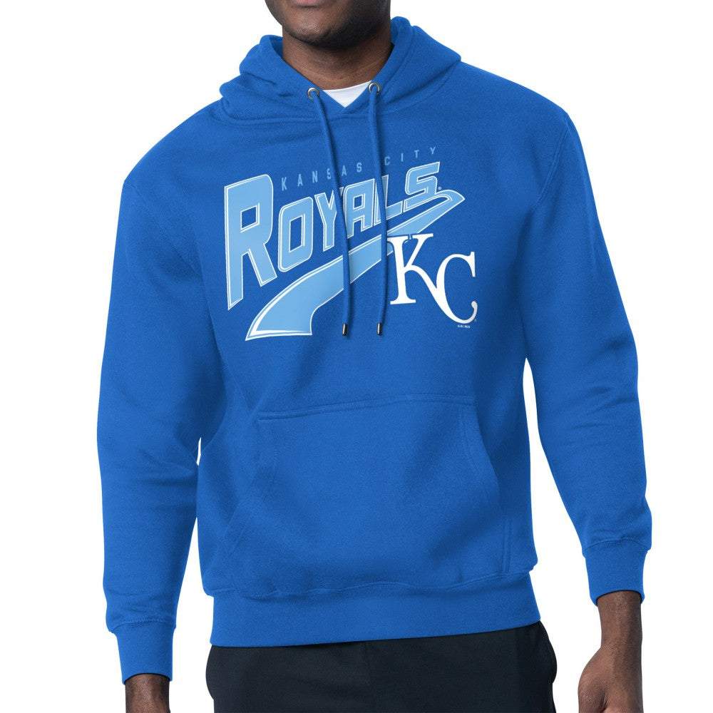 Kansas City Royals Starter Modern Tailsweep Fleece Tri-Blend Pullover Hoodie - Royal