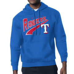 Texas Rangers Starter Modern Tailsweep Fleece Tri-Blend Pullover Hoodie - Royal