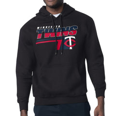 Minnesota Twins Starter Logo Push Graphic Hoodie - Black