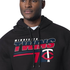 Minnesota Twins Starter Logo Push Graphic Hoodie - Black