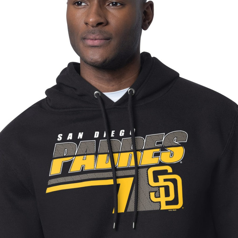 San Diego Padres Starter Logo Push Graphic Hoodie - Black