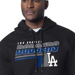 Los Angeles Dodgers Starter Logo Push Graphic Hoodie - Black