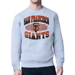 San Francisco Giants Starter Team Grit Graphic Fleece Pullover Sweatshirt - Heather Gray
