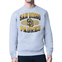San Diego Padres Starter Team Grit Graphic Fleece Pullover Sweatshirt - Heather Gray