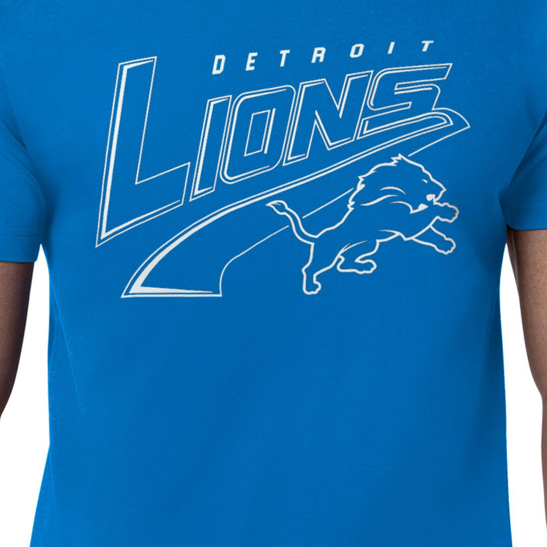 Detroit Lions Starter Modern Tailsweep Graphic T-Shirt - Blue cheap