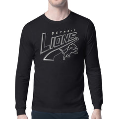 Detroit Lions Starter Modern Tailsweep Graphic Long Sleeve T-Shirt - Black discount