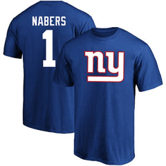 Malik Nabers New York Giants Big & Tall Player Name & Number T-Shirt - Royal cheap