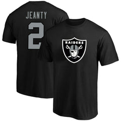 Ashton Jeanty Las Vegas Raiders Big & Tall Player Name & Number T-Shirt - Black on sale