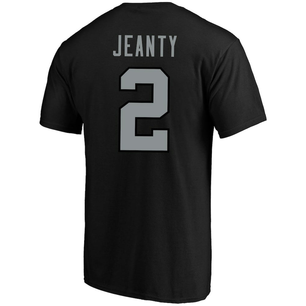 Ashton Jeanty Las Vegas Raiders Big & Tall Player Name & Number T-Shirt - Black on sale