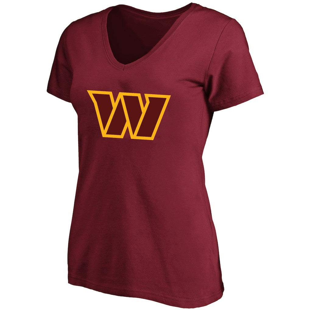 Jayden Daniels Washington Commanders Women's Plus Size Name & Number T-Shirt - Burgundy outlet