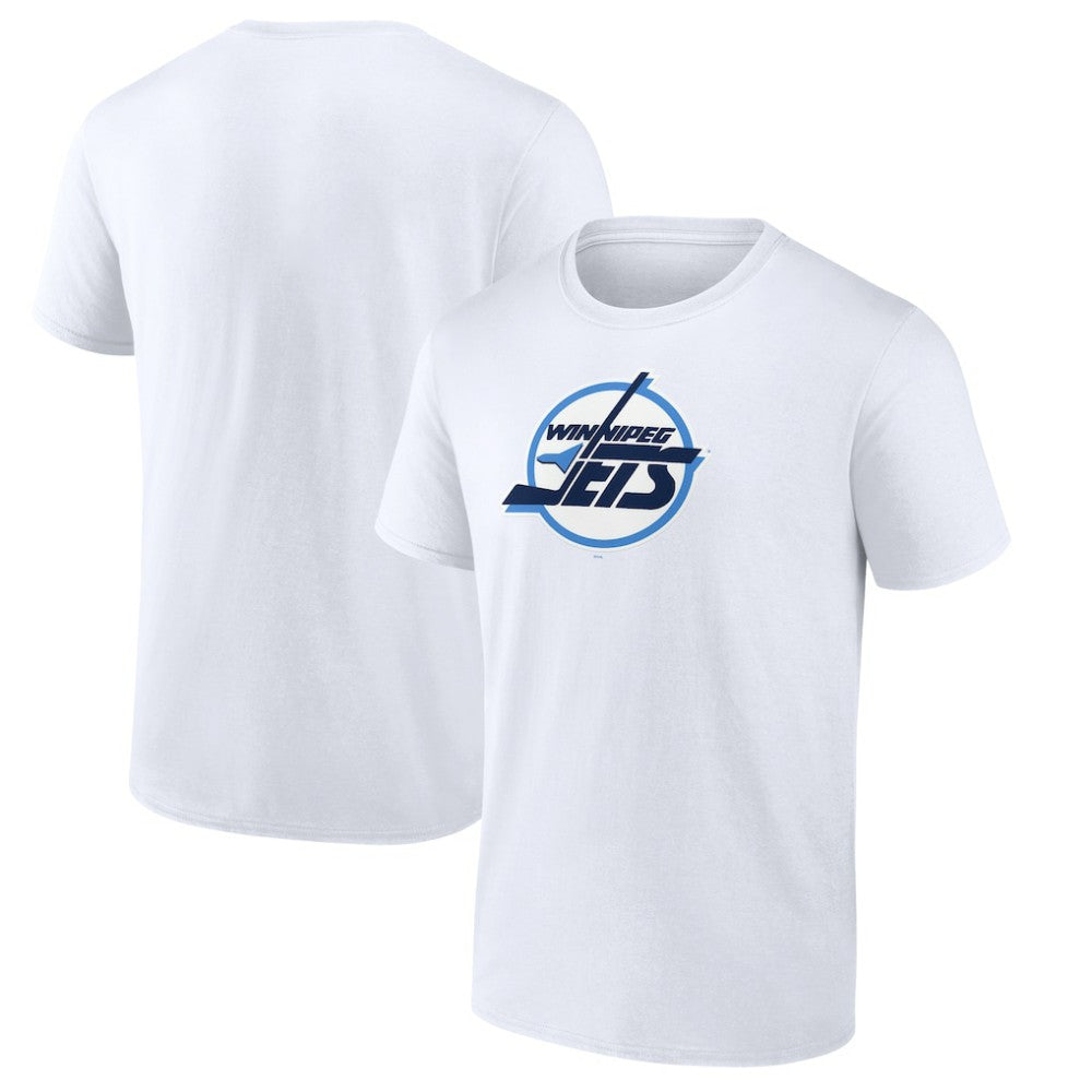 Winnipeg Jets Primary Logo T-Shirt White