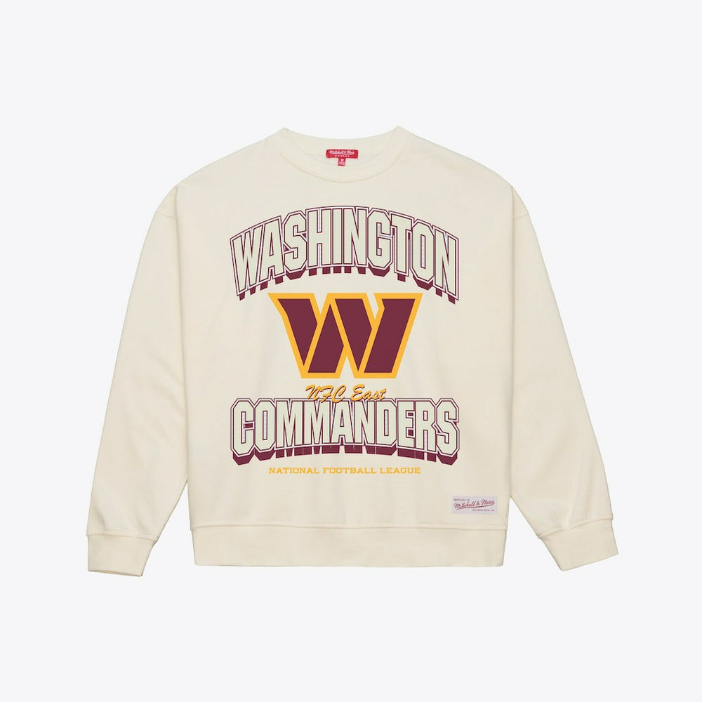 Washington Commanders Women's Tonal Arch Sweatshirt - Cream outlet