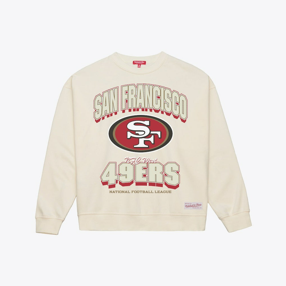 San Francisco 49ers Women's Tonal Arch Sweatshirt - Cream for sale