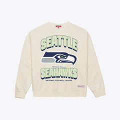 Seattle Seahawks Women's Tonal Arch Sweatshirt - Cream for sale