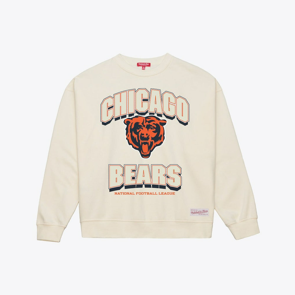 Chicago Bears Women's Tonal Arch Sweatshirt - Cream cheap