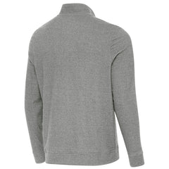 Tampa Bay Buccaneers Antigua 50th Season Subtle Quarter-Zip Sweatshirt - Heather Black discount