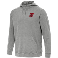 Tampa Bay Buccaneers Antigua 50th Season Cloud Hoodie - Heather Black for sale