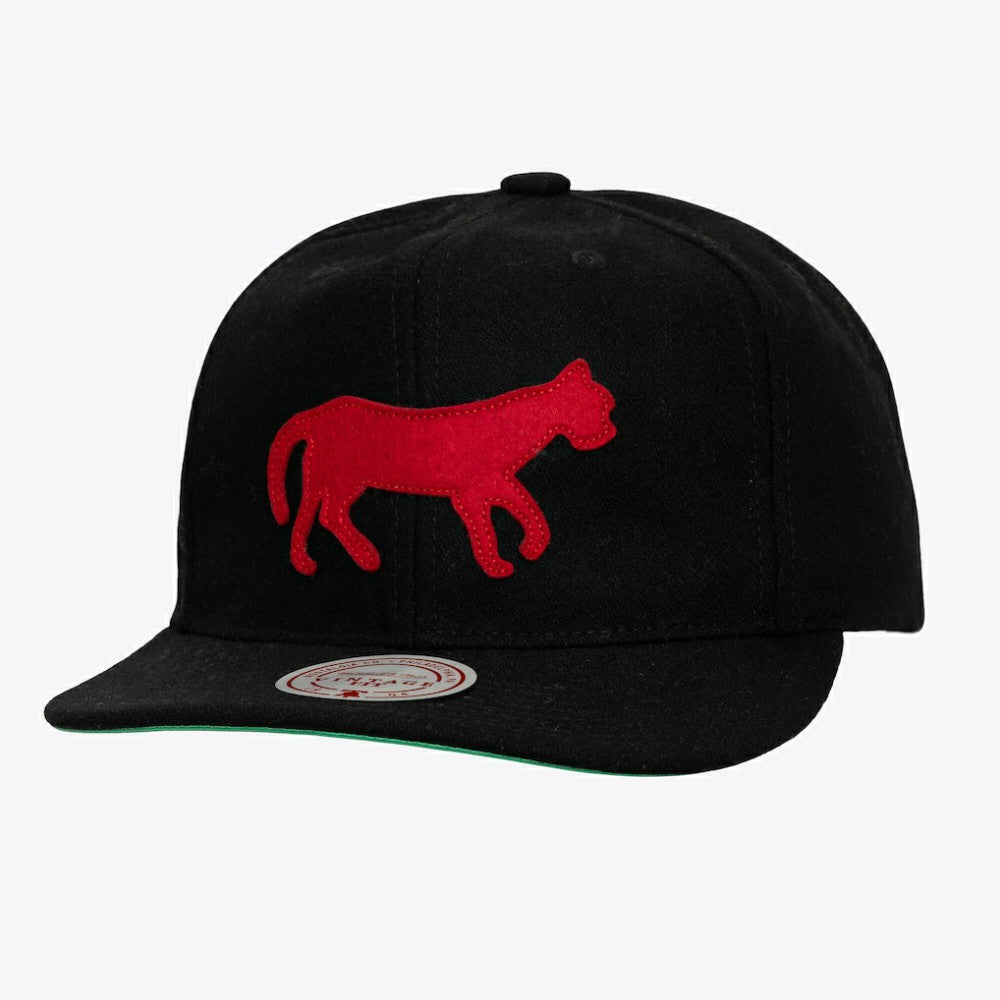Detroit Tigers Unisex Vintage Fit Melton Wool Adjustable Hat - Black